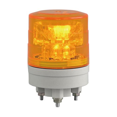 日恵製作所 AC/DC12?24V LED小型回転灯(黄) VL04S-024NY