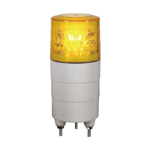 日恵製作所 AC100V LED小型回転灯(黄) VL04M-100NPY