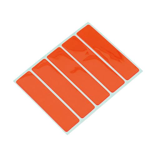 ESCO(エスコ) 15x 60mm 蛍光反射シート(5ピース/赤) EA983GB-182
