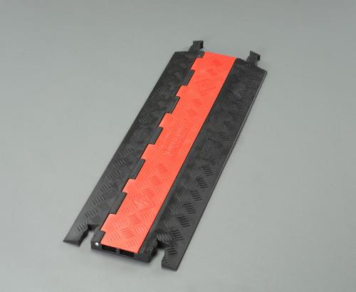 ESCO(エスコ) 914x303x32mm ケーブルプロテクター(2溝/低床型) EA983PG-2