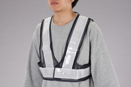 ESCO(エスコ) LED安全ベスト(紺/白) EA983R-102