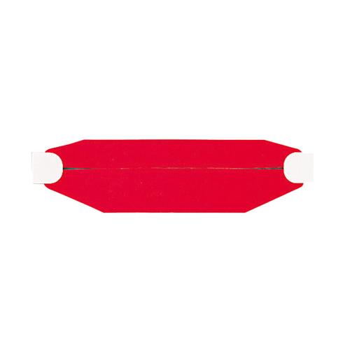 ユニット(UNIT) 90x310mm ヘルメット用バンド(赤) 377-901