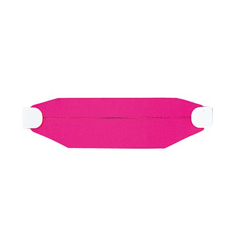 ユニット(UNIT) 90x310mm ヘルメット用バンド(蛍光ピンク) 377-902