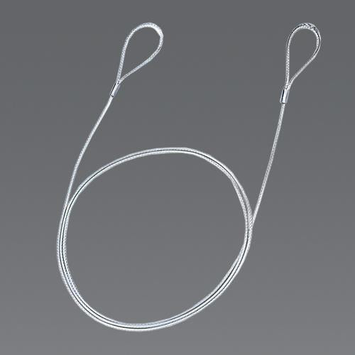 サンワサプライ φ1.0mmx1.5m セキュリティワイヤー(ナイロンコート) SLE-6W