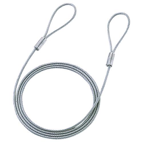 サンワサプライ φ3.5mmx1.5m セキュリティワイヤー(ビニールコート) SLE-1W