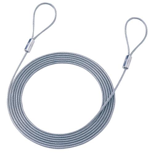 サンワサプライ φ3.5mmx3.0m セキュリティワイヤー(ビニールコート) SLE-1W-3