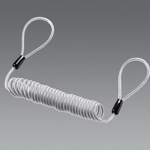 サンワサプライ φ3.5mmx0.3-1.0m セキュリティワイヤー(ビニールコート) SLE-12W