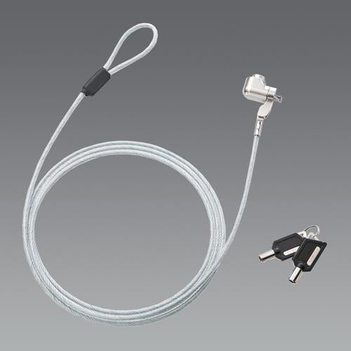 サンワサプライ φ4.4mmx2.0m パソコンセキリュティーワイヤー SLE-20S