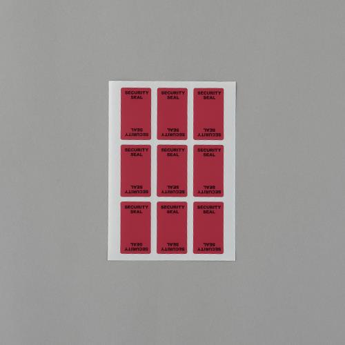 ヒサゴ(HISAGO) 25x43mm 開封防止シール(金属・樹脂・ガラス用) OP2434