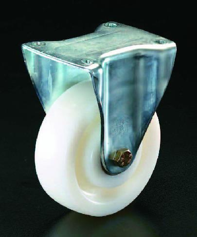 ESCO(エスコ) 200mm キャスター(固定金具・ナイロン車輪) EA986HN-200