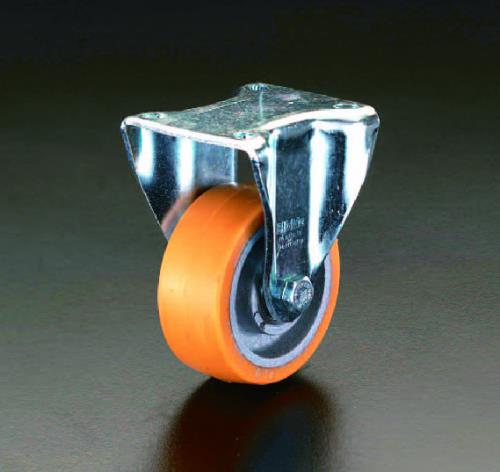 ESCO(エスコ) 250mm キャスター(固定金具) EA986KF-250