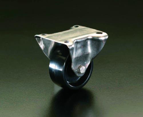 ESCO(エスコ) 150mm キャスター(固定金具・ステンレス製) EA986LJ-150