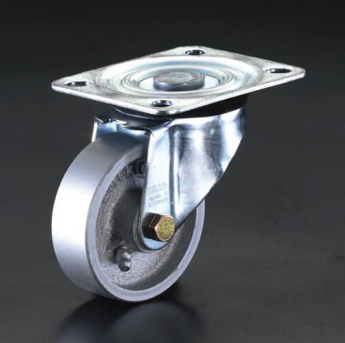 ESCO(エスコ) 80mm キャスター(自在金具・スティール車輪) EA986NA-80