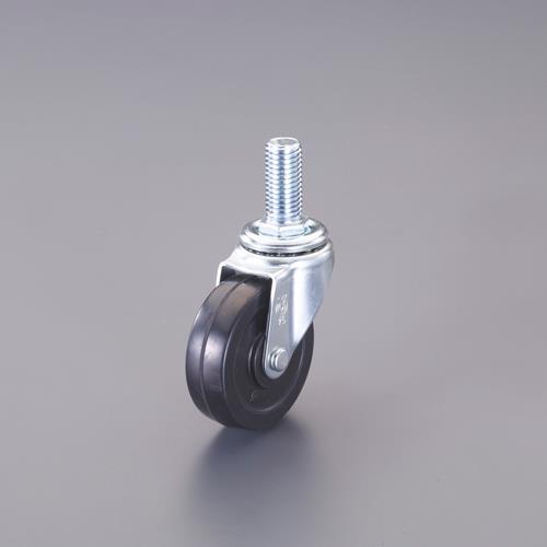 東製作所 φ 75mm 自在キャスター(ゴム車/ブレーキ無) EA986P-3