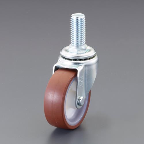 東製作所 φ100mm 自在キャスター(ウレタン車/ブレーキ無) EA986P-6