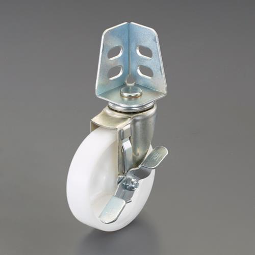 東正車輌(TOSEI) 100mm キャスター(アングル用・ブレーキ付) EB-100N-S