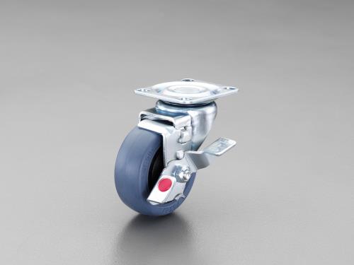 ナンシン 75mm キャスター(自在金具・微音・ブレーキ付) STS-75NRC S-2