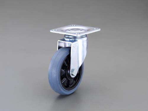 ナンシン 125mm キャスター(自在金具・微音タイプ) STLS-125NRB