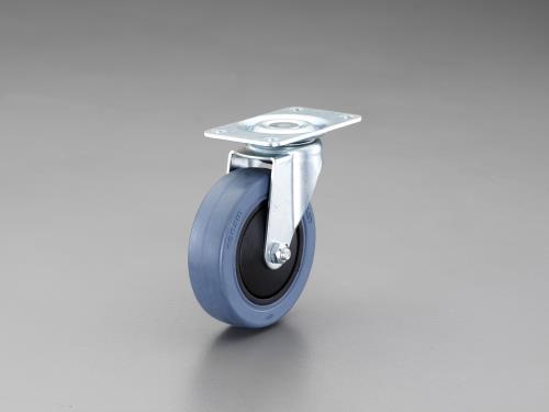 ナンシン 100mm キャスター(自在金具・微音タイプ) TES-100NRC