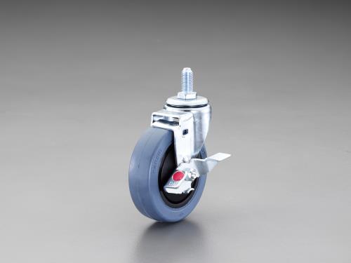 ナンシン 75mm キャスター(自在・微音・ねじ・ブレーキ付) SES-75NRC S-2