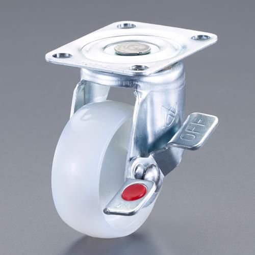 ナンシン 75mm キャスター(自在金具・ブレーキ付) TCM-75NM S1