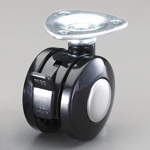 東信製作所(トーシン) 40mm キャスター(ツインホイール・ブレーキ付) TS40-P