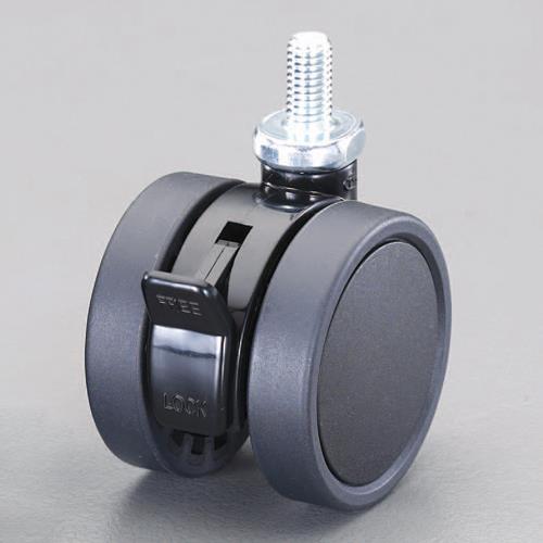 東信製作所(トーシン) 40mm キャスター(ツインホイール・ブレーキ付) TUS40-B