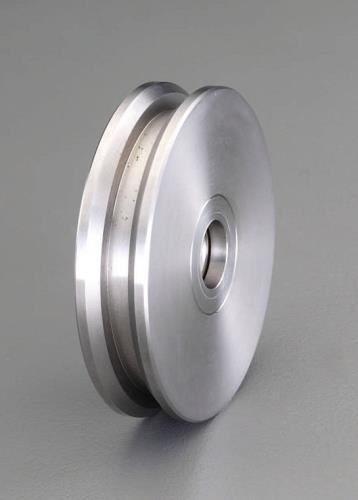 ESCO(エスコ) 50mm 戸車車輪(V型・重量用・ステンレス製) EA986VK-250