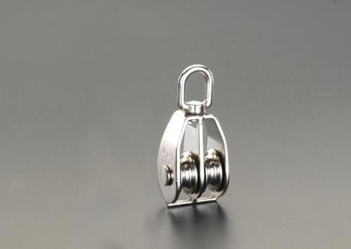 スリーエッチ 50mm 滑車(ステンレス製/2車) 50×2MS