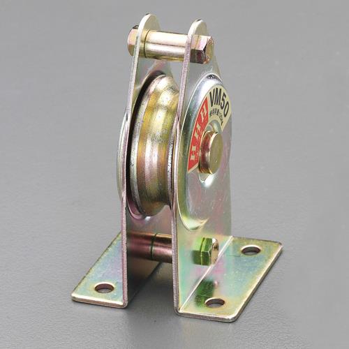 スリーエッチ 75mm/250kg 縦型固定滑車(1車/メタル) VM75