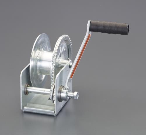 ESCO(エスコ) 159kg ハンドウィンチ(自動ブレーキ付) EA989RD-21