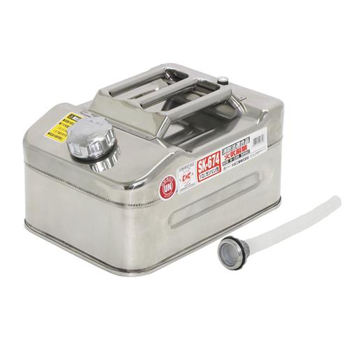 大自工業(Meltec) 10L ガソリン携行缶(ステンレス製) SK-674