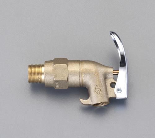ESCO(エスコ) 3/4'NPT ドラム缶バルブ(高粘度用/真鍮製) EA991JL-25