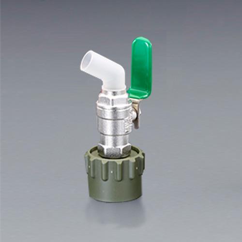 ミヤサカ工業 φ50mm ペール缶・一斗缶用コック(真鍮製/緑) MWC-50BSG