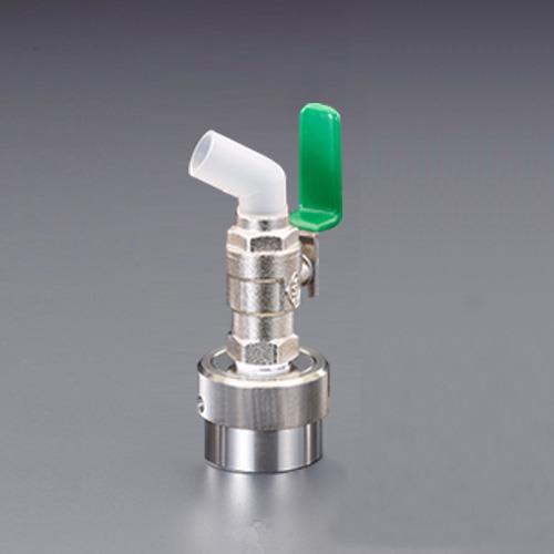 ミヤサカ工業 φ40mm ペール缶・一斗缶コック(ドラム缶兼用/緑) MWC-40SG