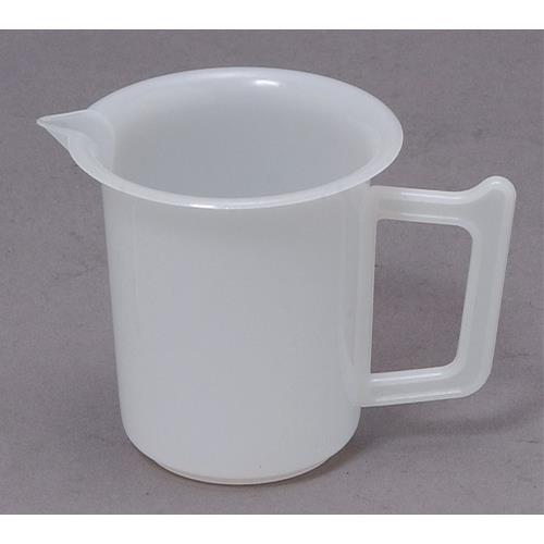 瑞穂化成工業 200ml 取手付ポリビーカー 0511
