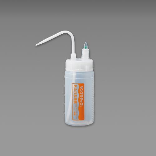 サンプラテック 250ml 洗浄ボトル(液垂防止弁付) 27025