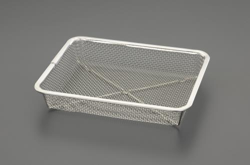 ESCO(エスコ) 353x270x 60mm 部品洗浄ざる(ステンレス製) EA992CG-75