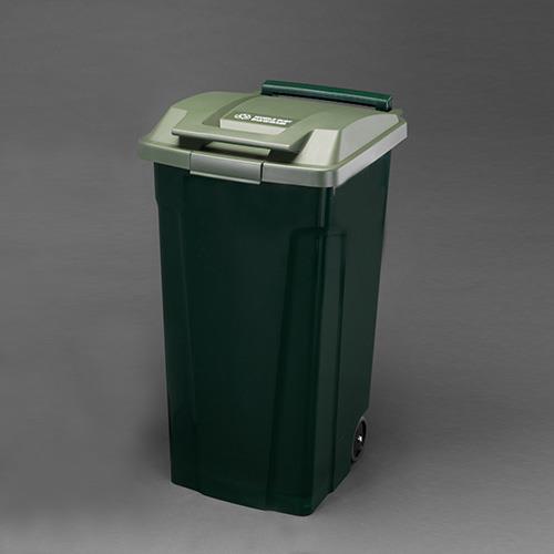 ESCO(エスコ) 90L ダストボックス(キャスター付/グリーン) EA995AA-172