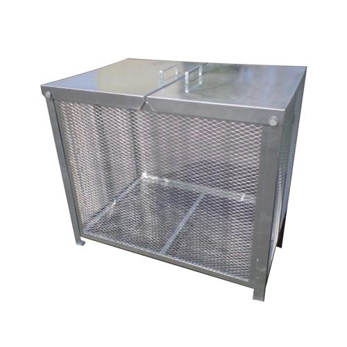 ESCO(エスコ) 900x610x770mm/ 372L ダストボックス(ステンレス製) EA995AA-531
