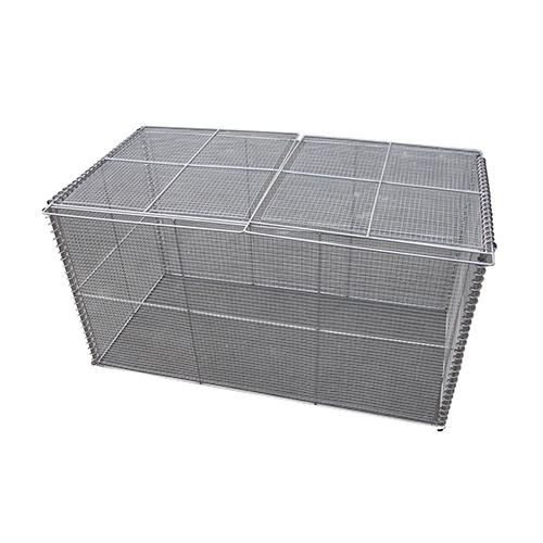 ESCO(エスコ) 1200x600x650mm/ 468L ダストボックス(ステンレス製) EA995AA-542