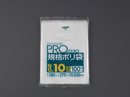 日本サニパック 130x250mm ポリ袋(透明/100枚) L-08