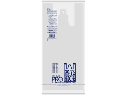 日本サニパック 180/300x400mm 手提げ袋(半透明/HDPE/100枚 Y-2N