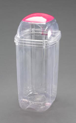 ESCO(エスコ) 60L 透明ダストボックス(一般用) EA995CA-16A