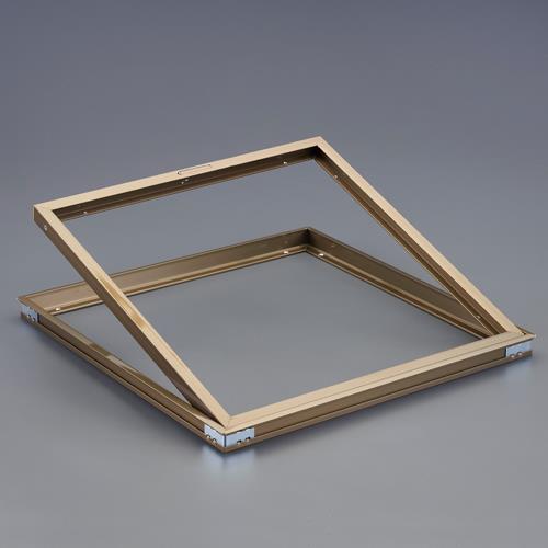 ESCO(エスコ) 460x460x24.5mm 床下点検口(ライトブロンズ) EA997LE-11