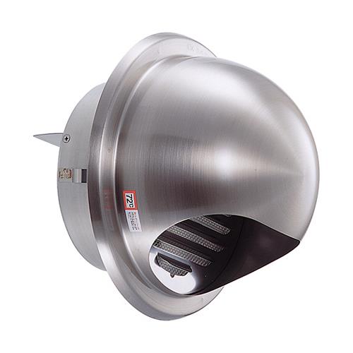 宇佐美工業 197-217mm 丸型ガラリ(防火ダンパー・フード付/SUS UK-GN200SHD-MG