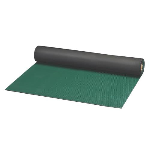 テラモト 1.2x5.0m/3.0mm ゴムマット(筋入・緑) MR-142-081-1