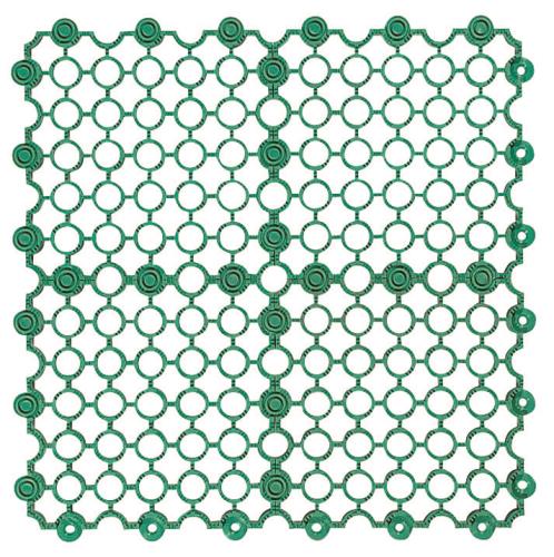 テラモト 150x 150mm すのこ(プラスチック製/緑) MR-061-072-1