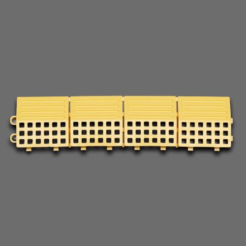 テラモト 75x300mm 中ふち(ノンスリップマット用・雄/黄) MR-064-693-5