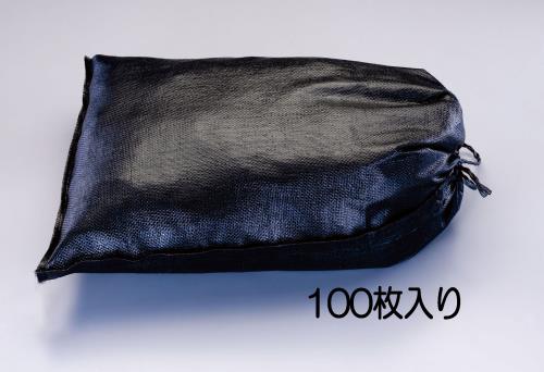 ESCO(エスコ) 480x620mm 土のう袋(耐候性・黒/100枚) EA997Z-17B